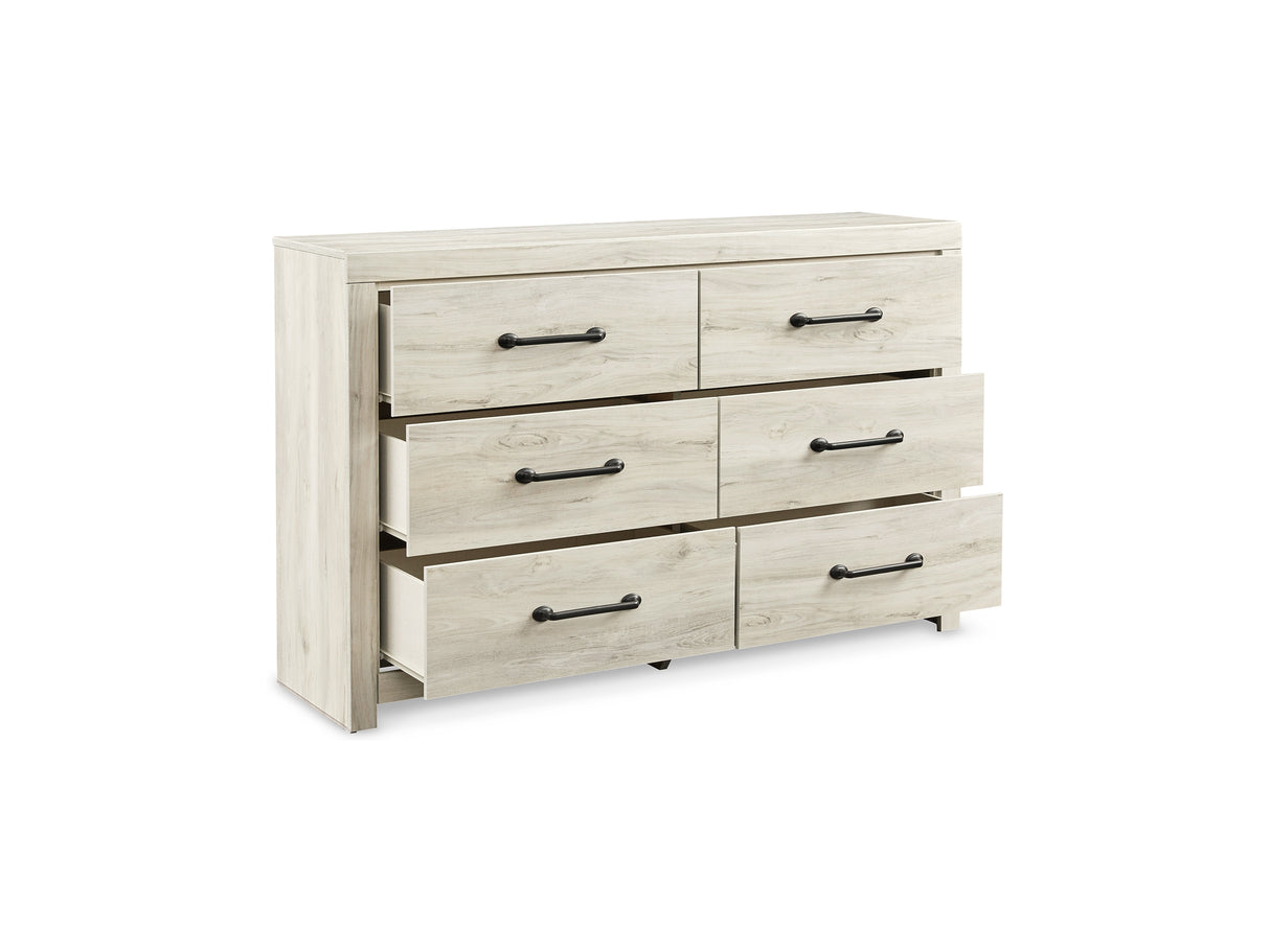 Cambeck Whitewash King Storage Bed, Dresser, Chest And 2 Nightstands