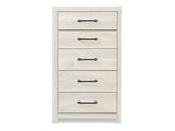 Cambeck Whitewash King Storage Bed, Dresser, Chest And 2 Nightstands