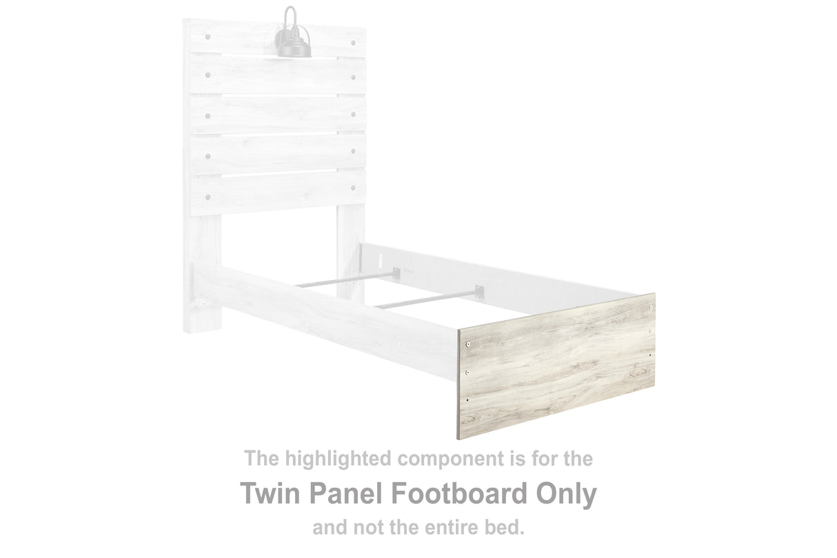 Cambeck Whitewash Twin Panel Footboard