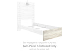 Cambeck Whitewash Twin Panel Footboard