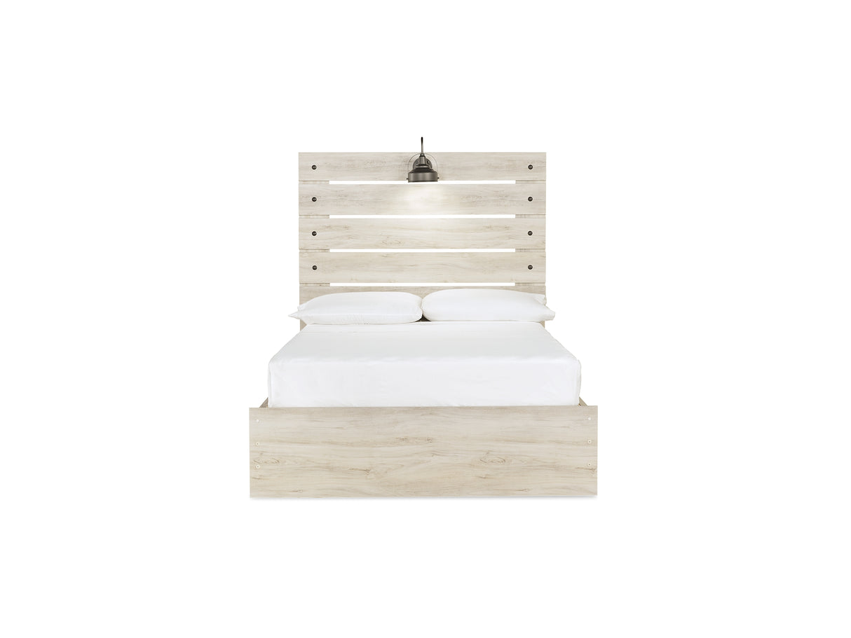 Cambeck Whitewash Full Panel Bed, Dresser, Chest And Nightstand