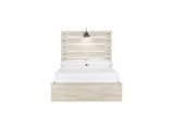 Cambeck Whitewash Full Panel Storage Bed, Dresser, Mirror And Nightstand