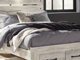 Cambeck Whitewash Full Panel Bed, Dresser, Mirror And Nightstand