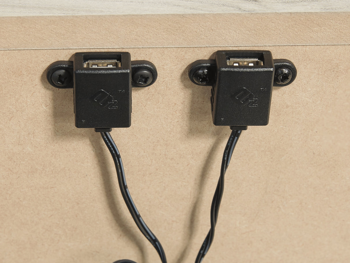 Cambeck Whitewash Full Panel Bed, Dresser, Chest And Nightstand