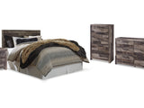 Derekson Multi Gray Queen Panel Headboard, Dresser, Chest And Nightstand