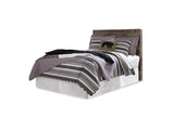 Derekson Multi Gray Full Panel Headboard, Chest And Nightstand