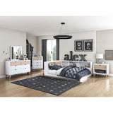 Asker Full Bookcase Corner Bed