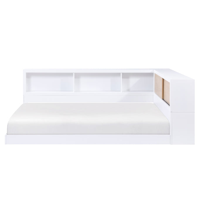 Asker Full Bookcase Corner Bed