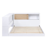 Asker Full Bookcase Corner Bed