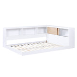 Asker Full Bookcase Corner Bed