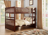 Rowe Dark Cherry Full/Full Bunk Bed