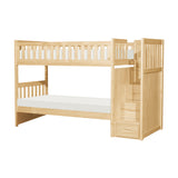 Bartly Natural Pine Twin/Twin Step Bunk Bed