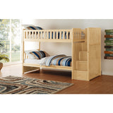 Bartly Natural Pine Twin/Twin Step Bunk Bed