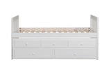 Galen White Twin/Twin Trundle Bed