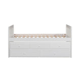 Galen White Twin/Twin Trundle Bed