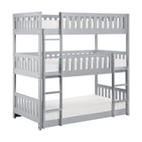 Orion Gray Triple Bunk Bed