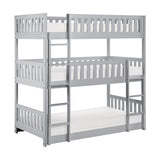 Orion Gray Triple Bunk Bed