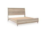 Hasbrick Tan King Panel Bed