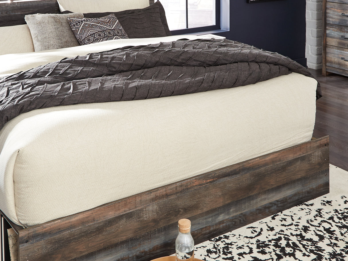 Drystan Multi King Panel Bed With 4 Storage Drawers