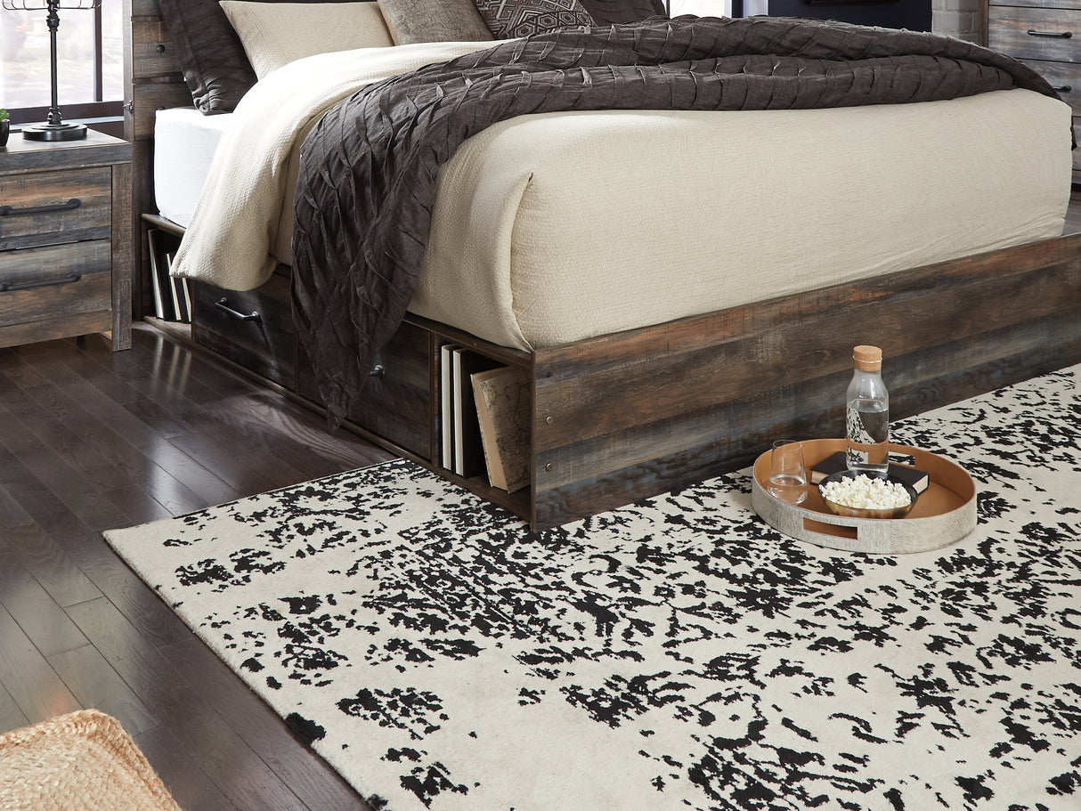 Drystan Multi King Panel Bed With 4 Storage Drawers