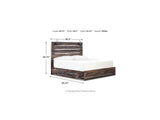 Drystan Multi King Panel Bed With 4 Storage Drawers