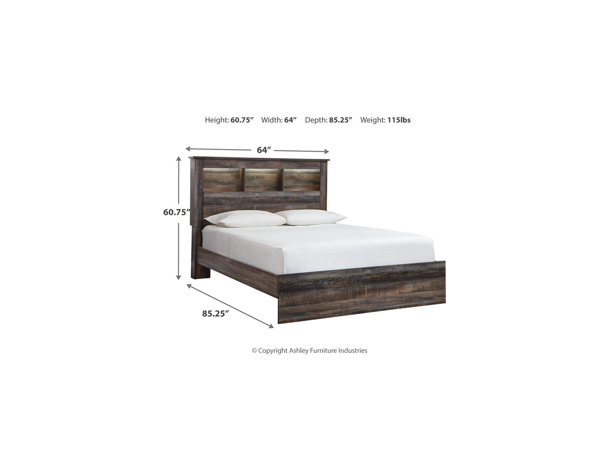 Drystan Multi Queen Bookcase Bed