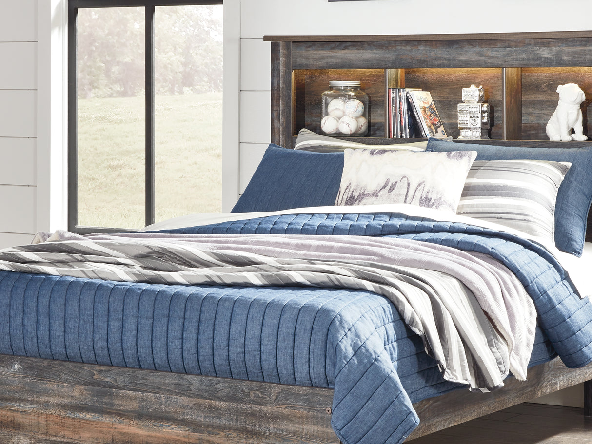 Drystan Multi Full Bookcase Bed