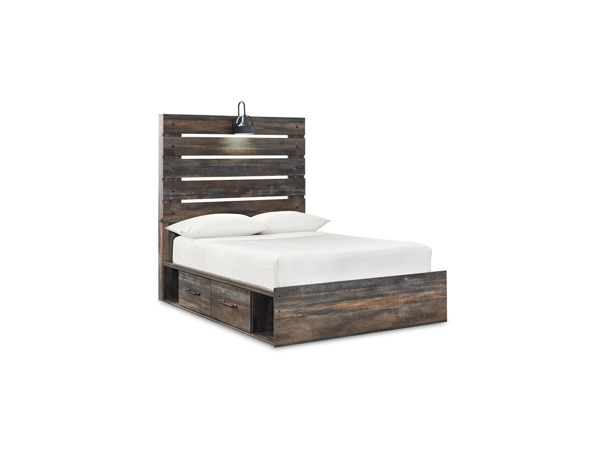 Drystan Multi Full Bookcase Storage Bed And Chest
