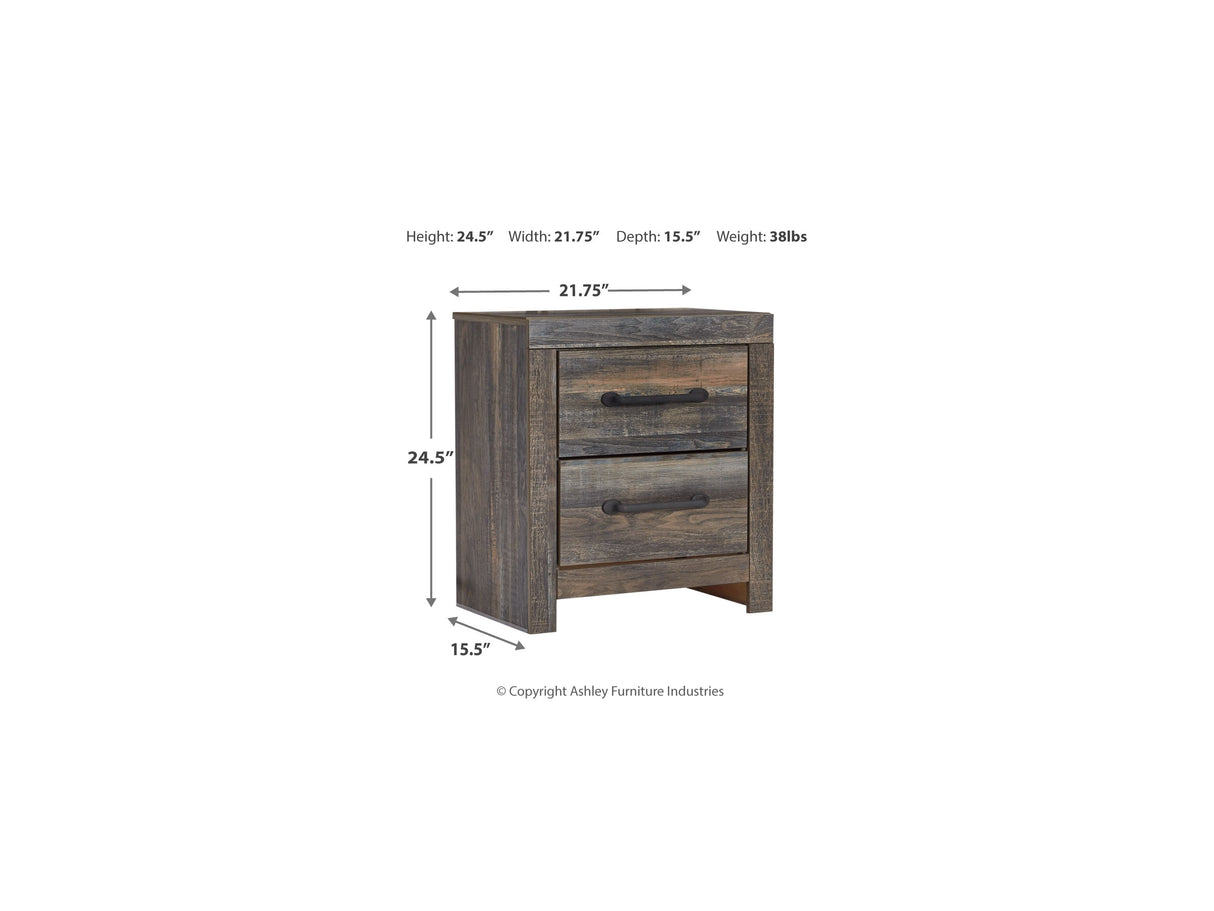 Drystan Multi King Panel Bed, Dresser, Mirror, And Nightstand