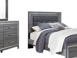 Lodanna Gray Queen Panel Bed, Dresser And Mirror