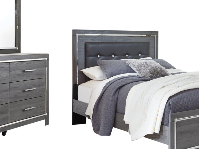 Lodanna Gray Queen Panel Bed, Dresser And Mirror