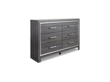 Lodanna Gray Full Panel Storage Bed And Dresser