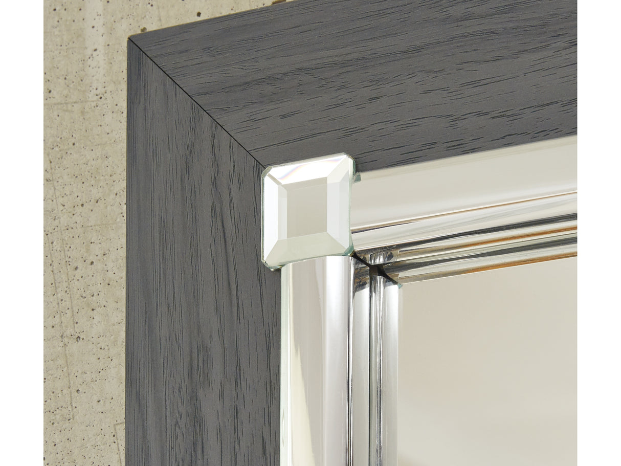 Lodanna Gray King Storage Bed, Dresser, Mirror And 2 Nightstands