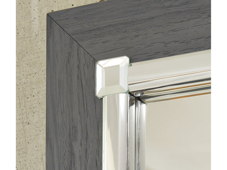 Lodanna Gray Full Upholstered Panel Storage Bed, Dresser, Mirror, And Nightstand