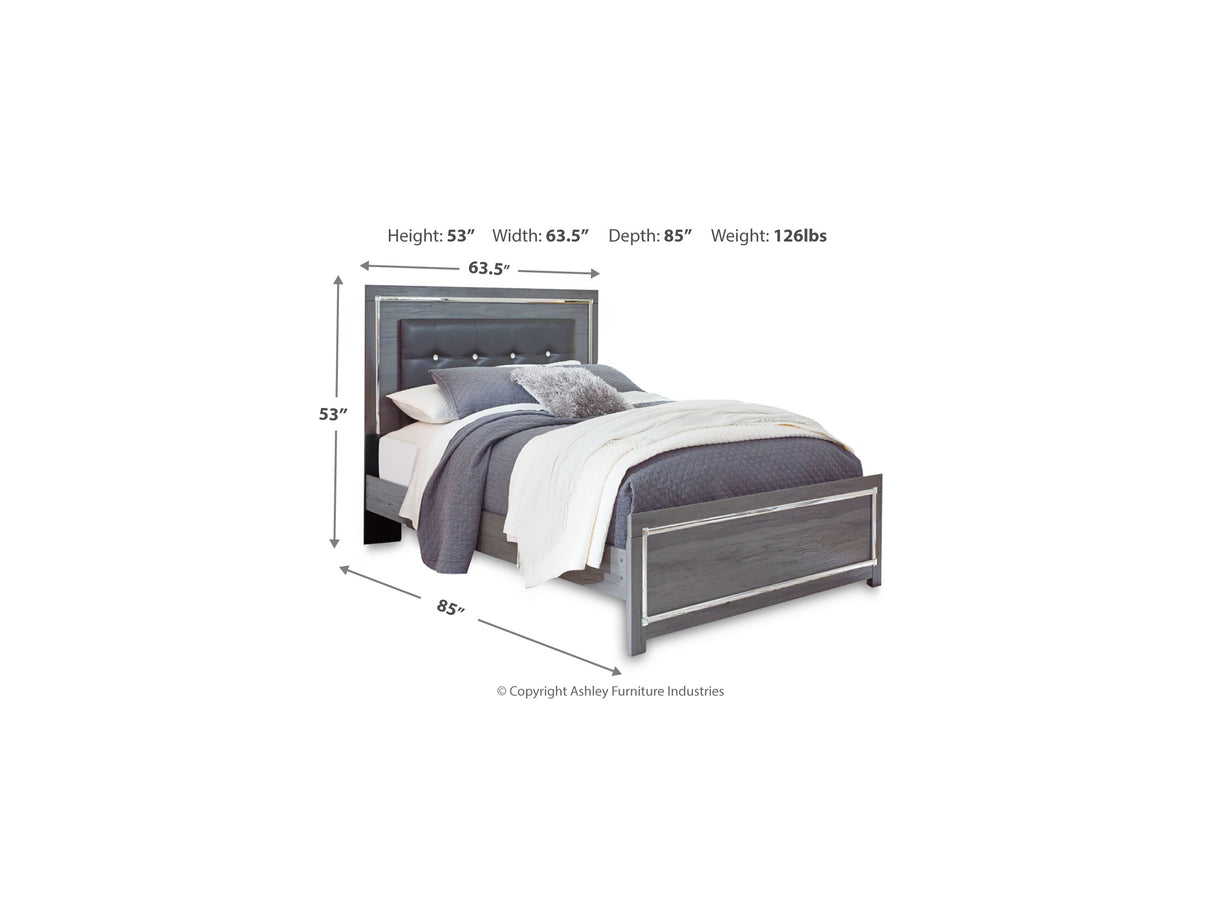 Lodanna Gray Queen Panel Bed