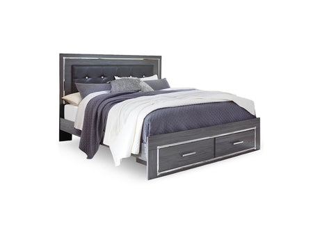 Lodanna King Storage Bed, 2 Dressers, Cheat And Nightstand