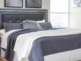 Lodanna Gray King/Cal King Panel Headboard, Dresser, Mirror And 2 Nightstands