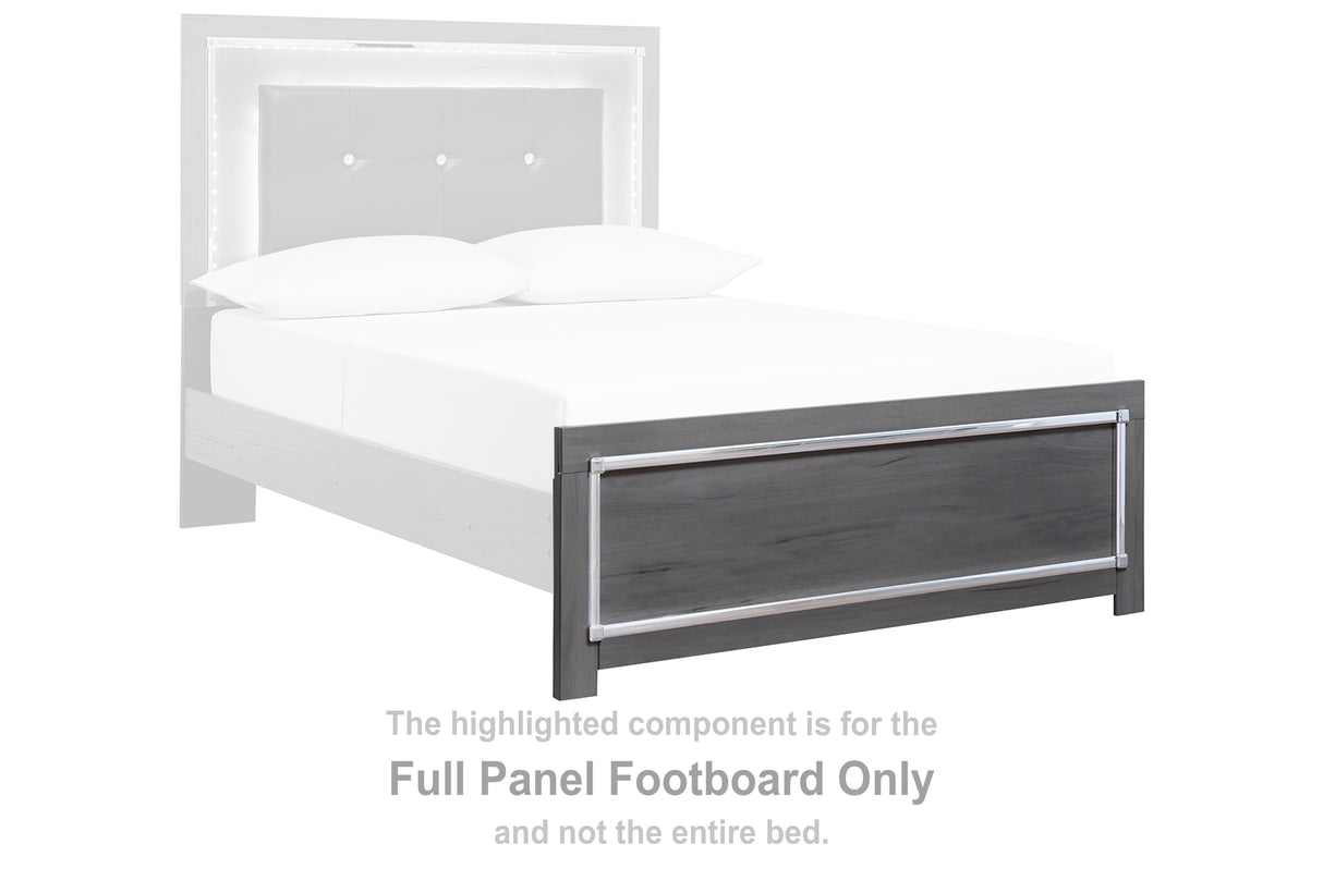 Lodanna Gray Full Panel Footboard