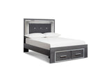 Lodanna Gray Full Panel Storage Bed And Dresser