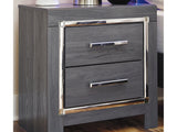Lodanna Gray King Upholstered Panel Bed, Dresser And Nightstand