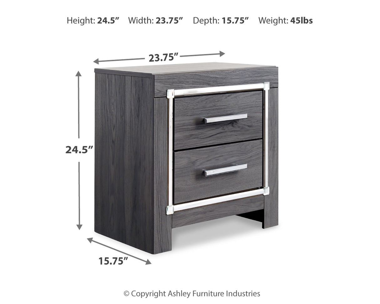 Lodanna Gray Nightstand