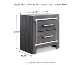 Lodanna Gray Nightstand