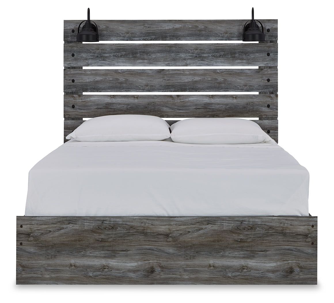 Baystorm Gray Queen Panel Bed