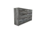 Baystorm Gray Full Panel Headboard, Dresser And Nightstand