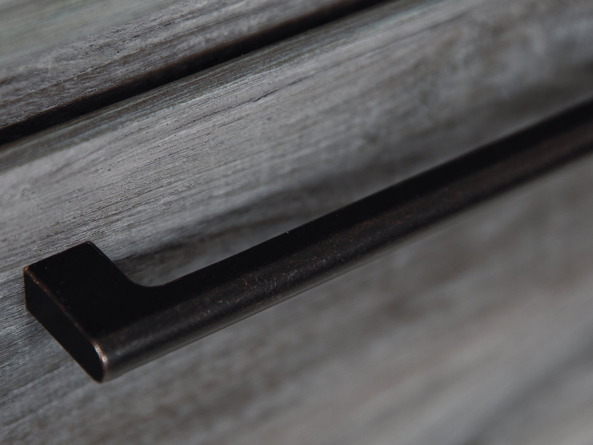 Baystorm Gray Full Panel Headboard, Dresser And Nightstand