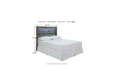 Baystorm Gray Full Panel Bed Headboard, Dresser, Mirror And Nightstand