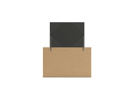 Lawroy Light Natural Twin Panel Bed With Storage, Dresser And Mirror