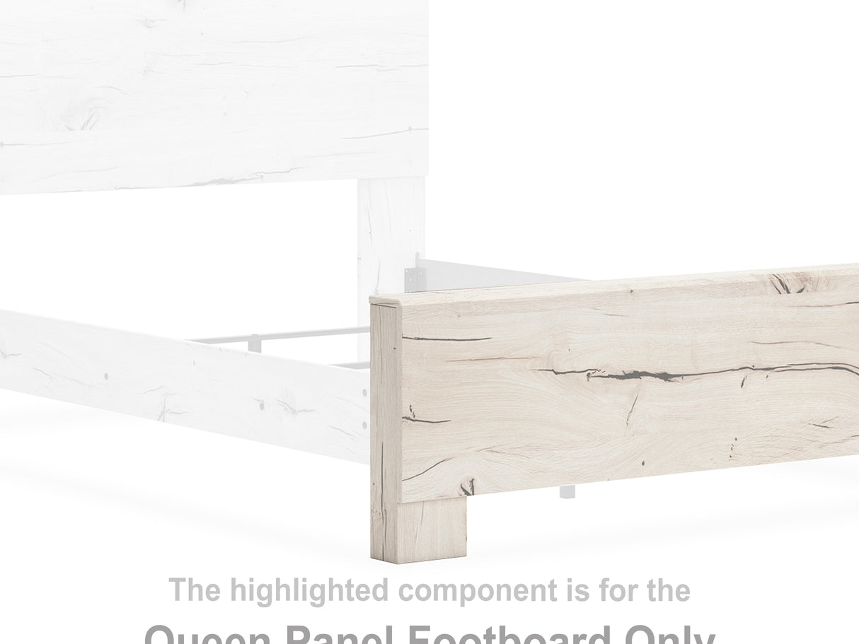 Lawroy Light Natural Queen Panel Footboard