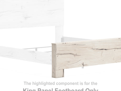 Lawroy Light Natural King Panel Footboard