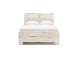 Lawroy Light Natural Queen Panel Bed With Storage